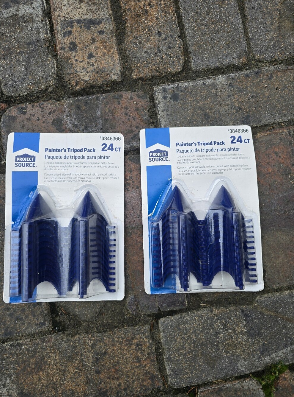2 Blue Painter's Tripod Pack - 24 Count Each. Under Retail. Home Projects